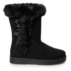 SO® Abigail Women's Faux-Fur Winter Boots Size 6